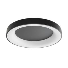 Φωτιστικό οροφής kelvo® SALEM LED 105W 10500lm 120° AC 220-240V IP20 ρυθμιζόμενο λευκό CCT με χειριστήριο από 2700K έως 6000K ντιμμάρισιμο μαύρο ματ 60x60x9.5cm
