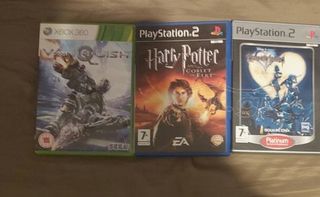 PS2 games+1 Xbox 360 game