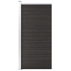 vidaXL Πάνελ Περίφραξης Γκρι 95 x 186 εκ. από WPC