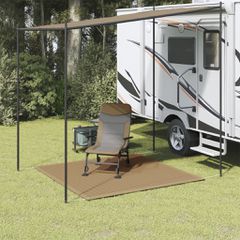 vidaXL Χαλί Σκηνής Taupe 250 x 250 εκ.