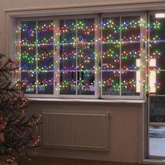 vidaXL Κουρτίνα LED Φωτάκια 500 LED Πολύχρωμα με 8 Λειτουργίες