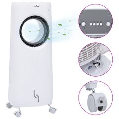 vidaXL Air Cooler Φορητό 2 σε 1 80 W