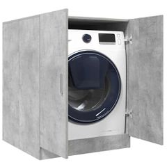 vidaXL Ντουλάπι Πλυντηρίου Γκρι Σκυροδέματος 71 x 71,5 x 91,5 εκ.