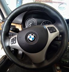 E90 330 ΤΙΜΟΝΙ ΚΟΜΠΛΕ ΤΡΙΑΚΤΙΝΟ ΜΕ AIRBAG ΚΑΙ ΧΕΙΡΙΣΤΗΡΙΑ ΣΕ ΑΡΙΣΤΗ ΚΑΤΑΣΤΑΣΗ!