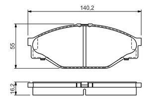 ΣΕΤ ΤΑΚΑΚΙΑ BOSCH ΓΙΑ TOYOTA HILUX 95-06 0986424225 2L 2KD ΤΙΜΗ ΜΕ ΦΠΑ