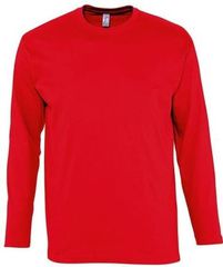 Sol's Monarch 11420 Ανδρικό t-shirt Jersey 150 γρ. - 100% βαμβάκι Ringspun σεμί-πενιέ RED-145