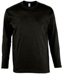 Sol's Monarch 11420 Ανδρικό t-shirt Jersey 150 γρ. - 100% βαμβάκι Ringspun σεμί-πενιέ DEEP BLACK-309