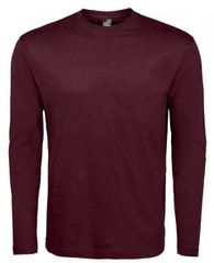 Sol's Monarch 11420 Ανδρικό t-shirt Jersey 150 γρ. - 100% βαμβάκι Ringspun σεμί-πενιέ OXBLOOD - 167
