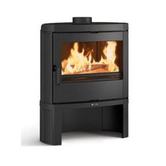 Σόμπα Ξύλου La Nordica Jennifer 2.0 9.2kW - Μαύρο