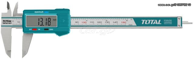 TOTAL ΠΑΧΥΜΕΤΡΟ ΙΝΟΧ ΨΗΦΙΑΚΟ 150mm (TMT321506)