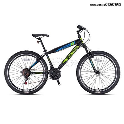 Geroni '24 Παιδικό ποδήλατο MAGNUM 24'' Μαύρο/Πράσινο GERONI