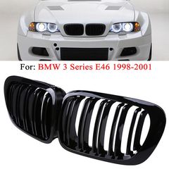 Μάσκες Καρδιές BMW E46 Coupe 99-03 M4-LOOK Μαύρο Γυαλιστερό   