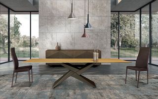 Τραπέζι Rialto Ceramic Top 270x100 - Iron Corten