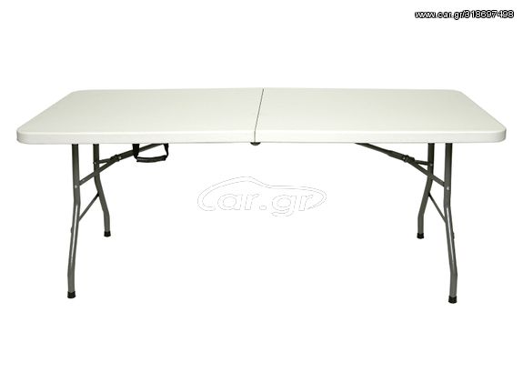 Τραπέζι κήπου-βεράντας-catering 1,83m x 76,3cm σπαστό σε βαλιτσάκι