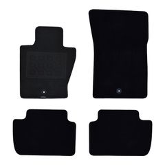 Πατάκια δαπέδου μοκέτας Superior μαύρα για ΒMW X3 (E83) 4τμχ