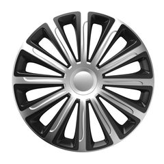 Κωδ.159890 Amio ΤΑΣΙ 16 HUBCAP TREND SILVER BLACK - 1 ΤΕΜ. τηλ.210-6666146