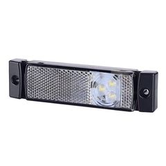 Κωδ.156739 M-Tech ΦΩΣ ΟΓΚΟΥ ΑΝΑΚΛΑΣΤΙΚΟ LD127 12/24V 3LED HORPOL ΛΕΥΚΟ 13 x 3  cm -1ΤΕΜ. τηλ.210-6666146