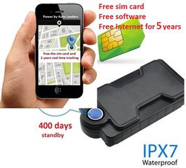 Φορητή συσκευή Gps Tracker με μπαταρία μεγάλης αυτονομίας και sos μετακίνησης μαζί με κάρτα sim με 5 χρόνια δωρεάν Internet για ζωντανή παρακολούθηση TK05-5