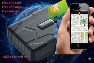 Φορητή συσκευή Gps Tracker TK806-2 μαζί με κάρτα sim με 2 χρόνια δωρεάν Internet για real time παρακολουθηση με10.000 mAh TK806-2