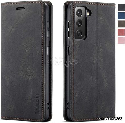 Card Case silicone wallet case with card holder documents for Samsung Galaxy S21+ 5G (S21 Plus 5G) burgundy