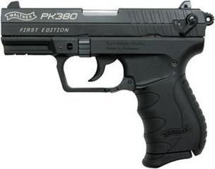 WALTHER PK380 BLACK 9mm πιστόλι αντίγραφο ισχυρού κρότου Σηματοδοσίας