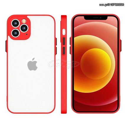 Milky Case silicone flexible translucent case for Xiaomi Redmi 9 red