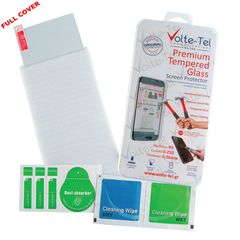 VOLTE-TEL TEMPERED GLASS IPHONE 4G/4S 3.5" 9H 0.26mm 2.5D FULL GLUE FULL COVER