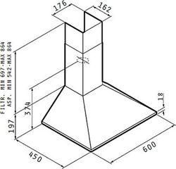 Απορροφητήρας Basic 60cm Maidtec-thumb-1