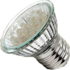1,2W Ε27 Λαμπτήρας LED Σποτ, Φλόγα Κεριού, Reflector, 21 LED FLAME