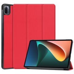 Θήκη Βιβλίο Tri-Fold με Βάση Στήριξης για Xiaomi Pad 5 - Κόκκινο