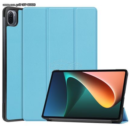 Θήκη Βιβλίο Tri-Fold με Βάση Στήριξης για Xiaomi Pad 5 - Γαλάζιο