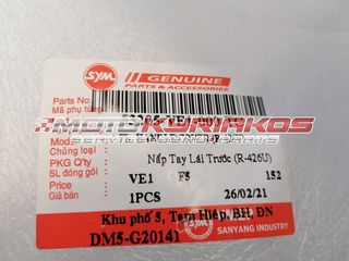 SYM VF 125 Μάσκα εμπρόσθιου φανού κόκκινη-thumb-1