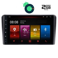 TABLET OEM AUDI A3 2003-2012 ANDROID 11  R CPU : MTK 8227 – A7 x 4core 1.3Ghz RAM DDR3 2GB 32GB ROM