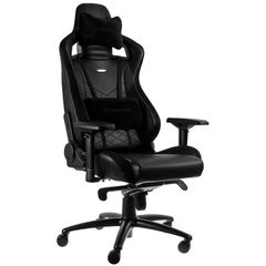 noblechairs EPIC Gaming Chair Breathable, 4D armrests, 60mm casters - black 2.35.63.01.001 NBL-PU-BLA-002