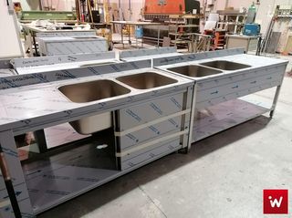 INOXWEB  26 - ΛΑΝΤΖΑ ΚΛΕΙΣΤΗ ΜΕ 2 ΓΟΥΡΝΕΣ 240Χ70Χ85 ΕΚ BM-LK2240-thumb-1