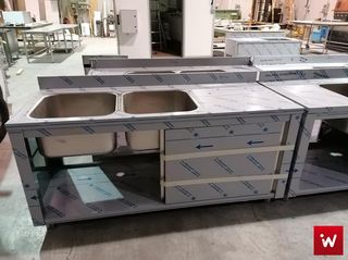 INOXWEB 2026-ΛΑΝΤΖΑ ΚΛΕΙΣΤΗ ΜΕ 2 ΓΟΥΡΝΕΣ 140Χ60Χ85 ΕΚ BM-LKE2140