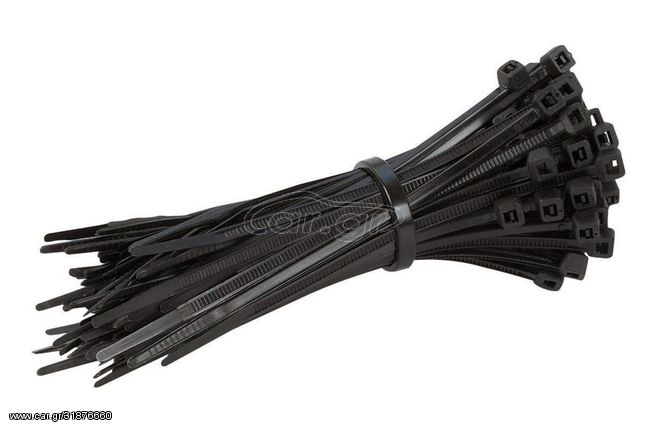 POWERTECH δεματικά καλωδίων TIES-019, 150x3mm, λευκά, 100τμχ TIES-019 id: 31797