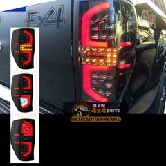 Ford Ranger (T7-T8) 2015-2019 Πίσω Φανάρια Led Smoked Style