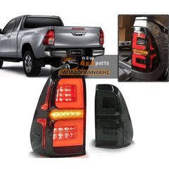 Toyota Hilux (Revo-Rocco) 2015-2020 Πίσω Φανάρια Led Τύπος {Fog Red}