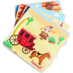 Ξύλινο βιβλιαράκι, άγρια δύση - iWood