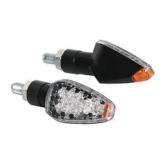 Κωδ.139296 Lampa TUAREG ΦΛΑΣ LED ΜΟΤΟ 12V (ΜΑΥΡΟ - 65 Χ 26 mm) - 2 ΤΕΜ. τηλ.210-6666146