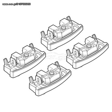 Κωδ.134015 Nordrive ALFA MITO 9/08> KIT ΑΚΡΑ (ΠΟΔΙΑ) ΓΙΑ ΜΠΑΡΕΣ NORDRIVE τηλ.210-6666146