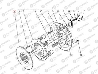 Δίσκος συμπλέκτη Kubota: 66591-13302-thumb-1