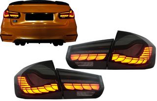 Πίσω φανάρια FULL LED TM4 για BMW 3 Series F30 Pre LCI & LCI (2011-2019) F35 F80 φιμέ και dynamic φλας 599€ το σετ