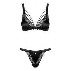 Obsessive Eloissa Satin Bra Set-thumb-2
