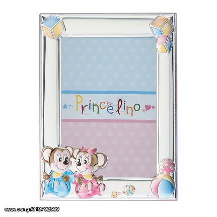 ΑΣΗΜΕΝΙΑ ΠΑΙΔΙΚΗ ΚΟΡΝΙΖΑ ΓΙΑ ΚΟΡΙΤΣΙ MA-131E-R  Ασήμι 925 επιπλατινωμένο  6x9 cm