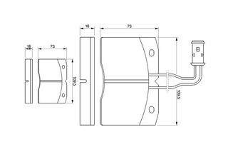 ΤΑΚΑΚΙΑ IVECO DAILY 78-89 ΕΜΠΡΟΣ 18.3ΜΜ - 0986424145