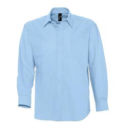 Πουκάμισο Ανδρικό SOL'S BOSTON 16000 Oxford Μακρυμάνικο | 70% Βαμβάκι 30% Πολυέστερ 135g/m² SKY BLUE-220