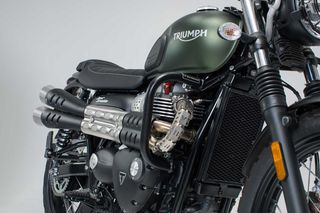 SW-MOTECH Προστατευτικά κάγκελα κινητήρα TRIUMPH Street Scrambler/ Bonneville Bobber 2017-2021 (Black)