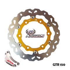 RCB (RACING BOY) ΔΙΣΚΟΠΛΑΚΑ ΕΜΠΡΟΣ ΧΡΥΣΗ  S-SERIES 300mm HONDA GTR 150